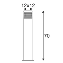 Arrock Sand - Stibelysning i sandsten, granit^SLV