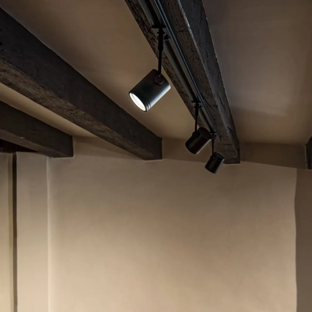 BIMA 1 spotlight til højspændingsskinne, sort^SLV Hot