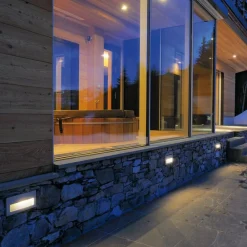 Brick LED downunder indbygget væglampe 3.000K^SLV Outlet