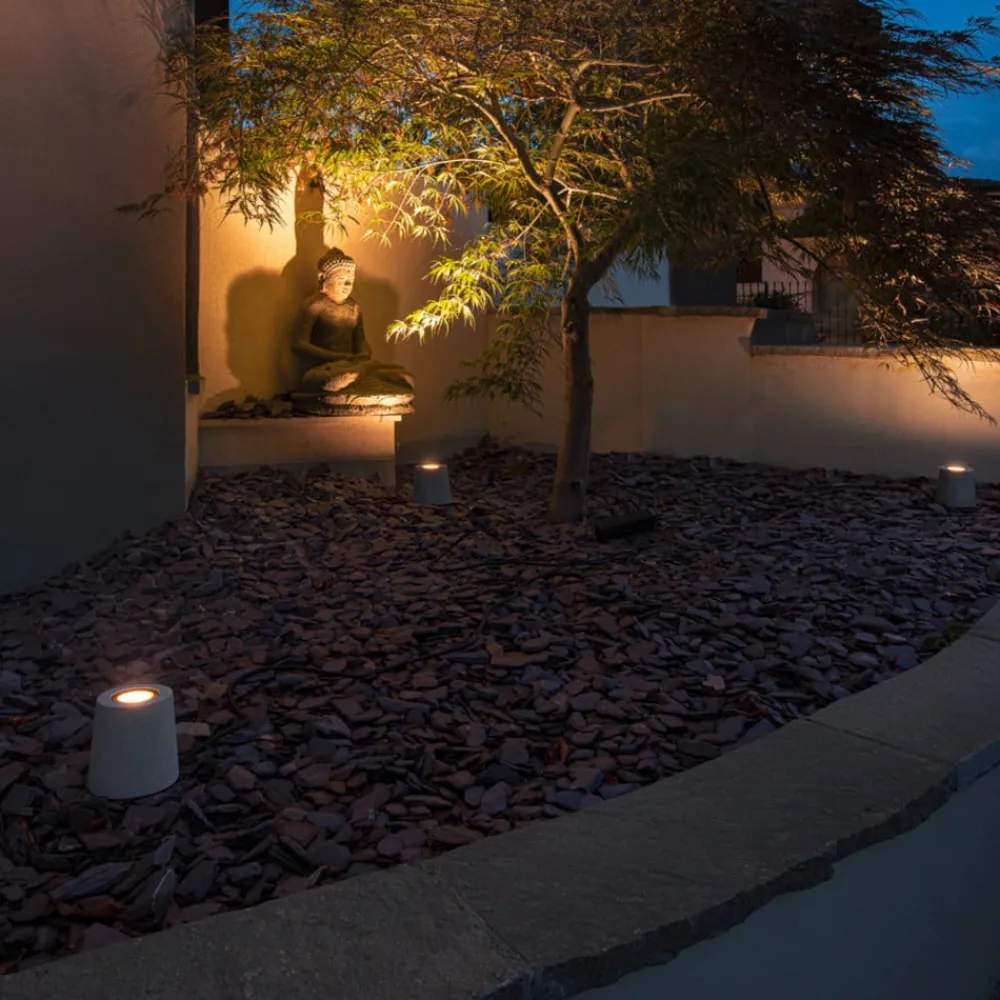 SLV Udendørs Spot>Concreto gulvspot, IP65, GU10 stik, rundt