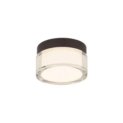 SLV Cyft LED-væglampe, sort, aluminium, Ø 13,2 cm, CCT
