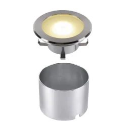 Dasar Flat 120 LED-gulvlampe til indbygning, 4.000 K^SLV Discount