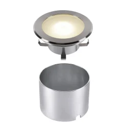 Dasar Flat 120 LED-gulvlampe til indbygning, 3.000 K^SLV