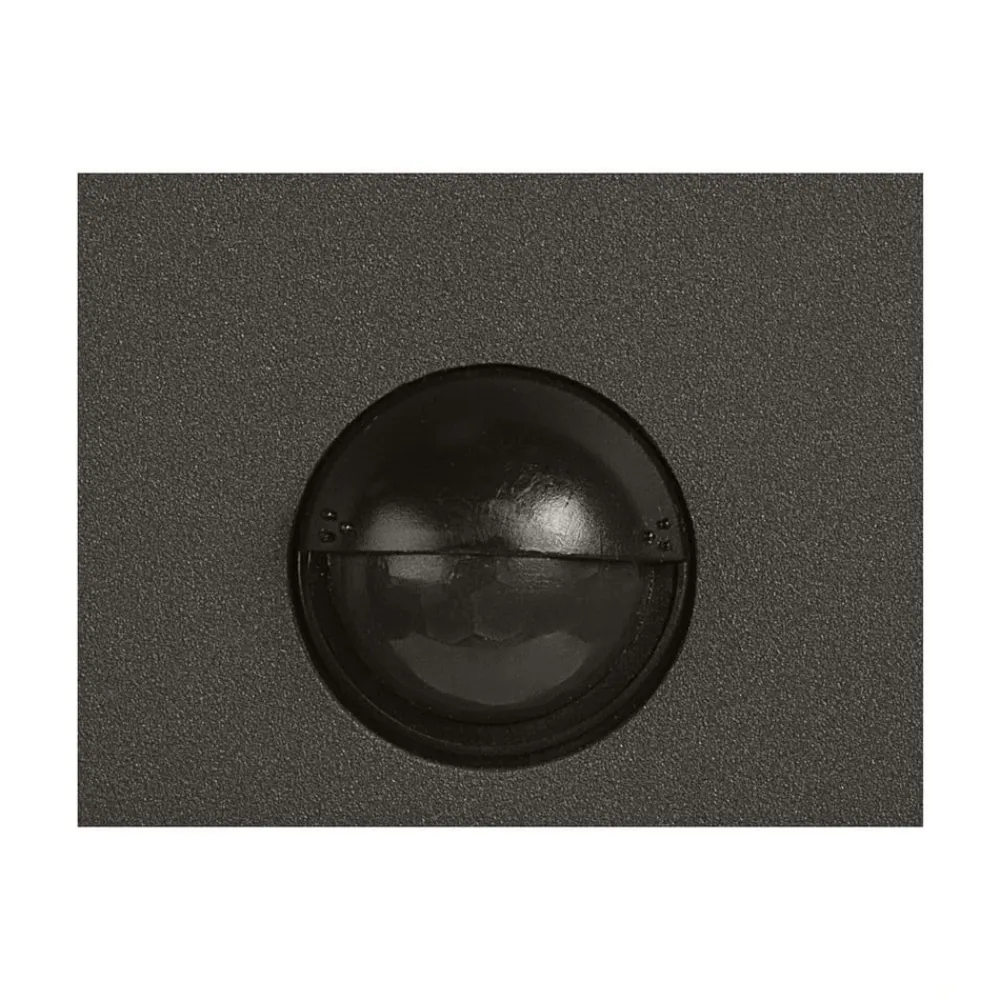 SLV Grafit udendørs væglampe, kantet, med sensor