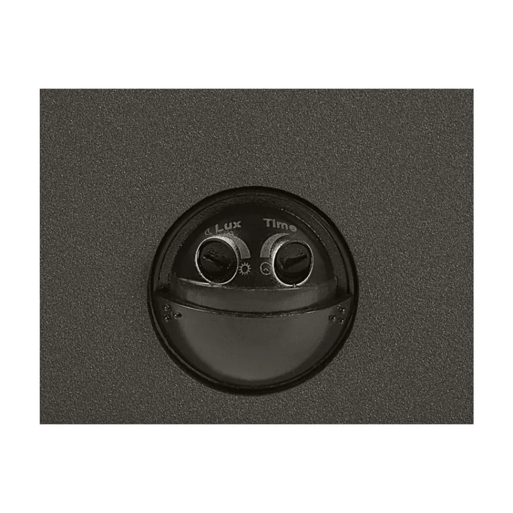 SLV Grafit udendørs væglampe, kantet, med sensor