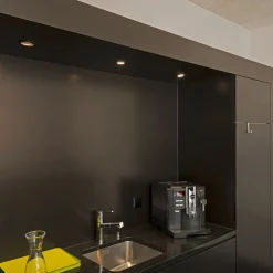 SLV Indbygningsspots>Indbygget loftslampe New Tria, sort, aluminium, Ø 8,2 cm