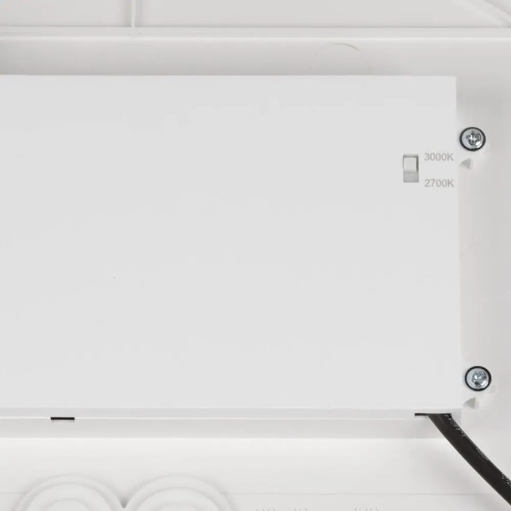 SLV LED-loftlampe Decona, Ø 42 cm, hvid, metal, CCT