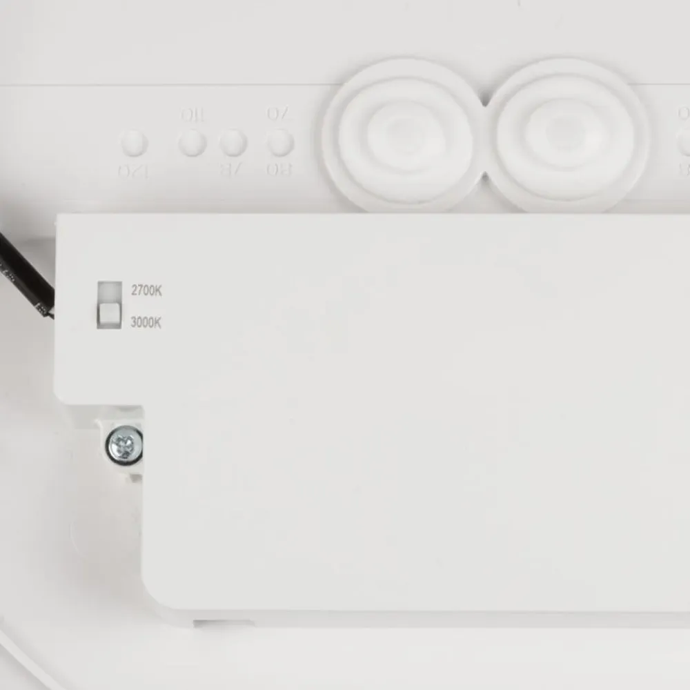 SLV Loftlamper>LED-loftlampe Decona, Ø 30 cm, hvid/guldfarvet, metal