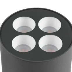 LED-sokkellampe R-Cube 35, antracit, aluminium, højde 35 cm^SLV Hot