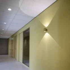 LED-væglampe Oculus, Ø 9 cm, dæmpbar til varmt lys, metal^SLV New