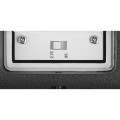 SLV Oval udendørs væglampe op/ned CCT 13,5 cm sort