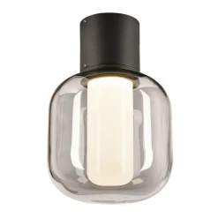 Ovalisk LED udendørs loftslampe CCT^SLV New