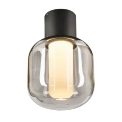 Ovalisk LED udendørs loftslampe CCT^SLV New