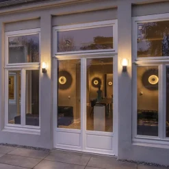 SLV Væglampe Med Sensor>Ovalisk Sensor udendørs væglampe CCT