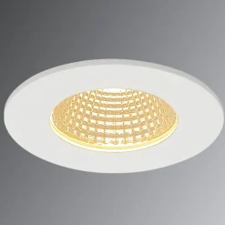 SLV Patta-I LED-indbygningslampe, rund, mat hvid