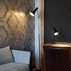 SLV Phelia gulvlampe sort