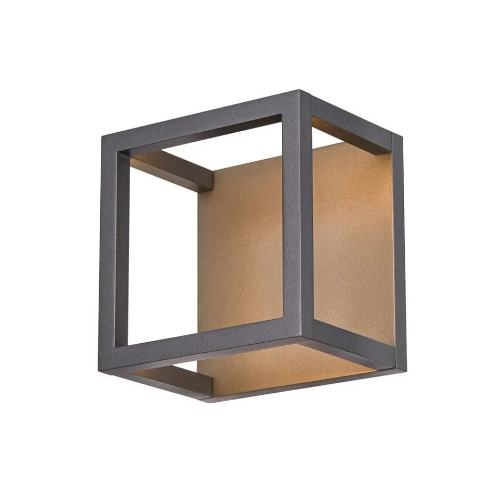 SLV Udendørs Loftlamper>Quadrulo LED udendørs loftslampe indir. antracit