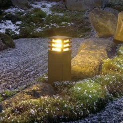 SLV Sokkellamper>RUSTY SQUARE sokkelampe