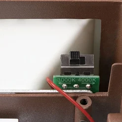 SLV Sitra LED udendørs væglampe op/ned 30cm rust