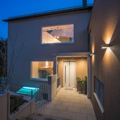 SLV Sitra udendørs loftlampe, antracit, aluminium, Ø 10 cm