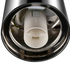 SLV Varyt loftlampe til badeværelset, krom, aluminium, Ø 12 cm