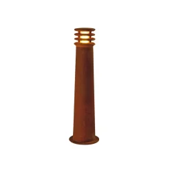 SLV Gadebelysning>vejlampe Rusty 70, rustfarvet, stål, højde 70 cm, IP55