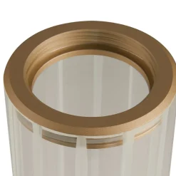 væglampe til badeværelset Lygant enkelt, messingfarvet, aluminium^SLV Outlet