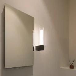 væglampe til badeværelset Lygant enkelt, sort, aluminium^SLV New