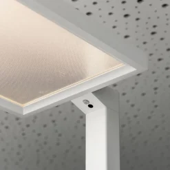 SLV Worklight LED-klemmelampe, hvid