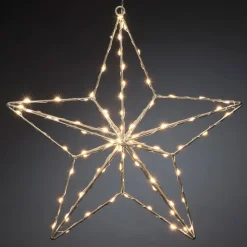 Sølvstjerne LED-dekorationslampe 37x36 cm^Konstsmide Christmas Hot