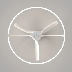 Mantra Iluminación Smart LED-loftventilator Nepal, hvid, DC, støjsvag