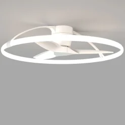 Mantra Iluminación Smart LED-loftventilator Nepal, hvid, DC, støjsvag
