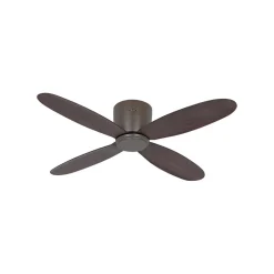 CasaFan Smart loftventilator Eco Plano II, Ø 112 cm, valnød, DC