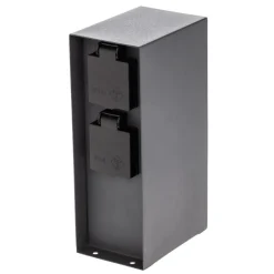 PRIOS Smart stikkontaktsøjle WLAN 23 cm sandgrå Tuya