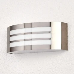 Smart udendørsvæglampe Raja i stribelook^Lindby Online