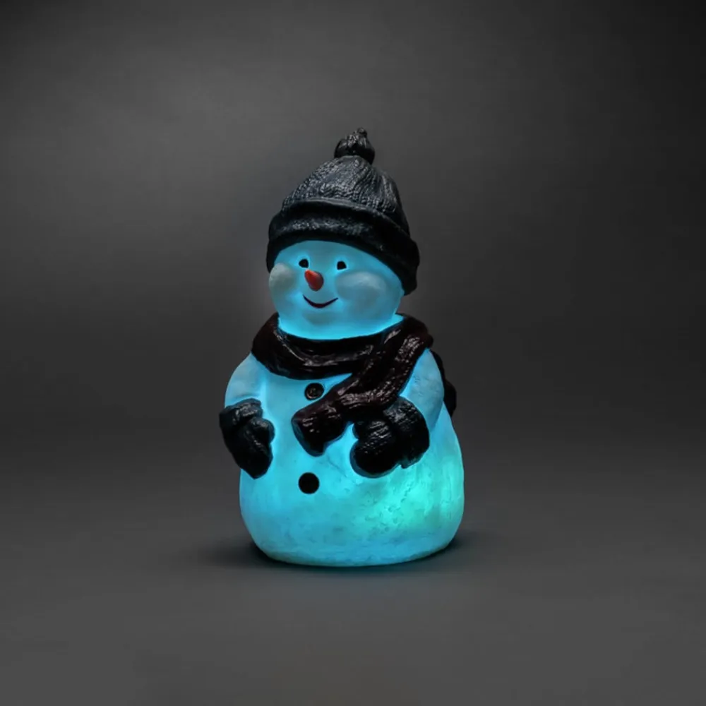 Konstsmide Christmas Snemand LED-dekorationsfigur, RGB-farveskift, IP44