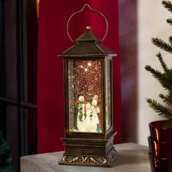 Snemandslanterne LED, vandfyldt^Konstsmide Christmas Best