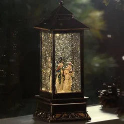 Snemandslanterne LED, vandfyldt^Konstsmide Christmas Best