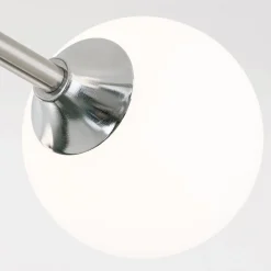 ORION Snowwhite loftl. med stænger, 6 lyskilder, nikkel