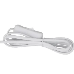 Sofia bordlampe, grå, højde 50 cm, stof/glas^Globo Outlet