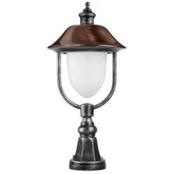 LCD Sokkellampe 1157, sort/kobber