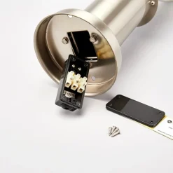 Lindby Sokkellampe Erina, stål, 40 cm