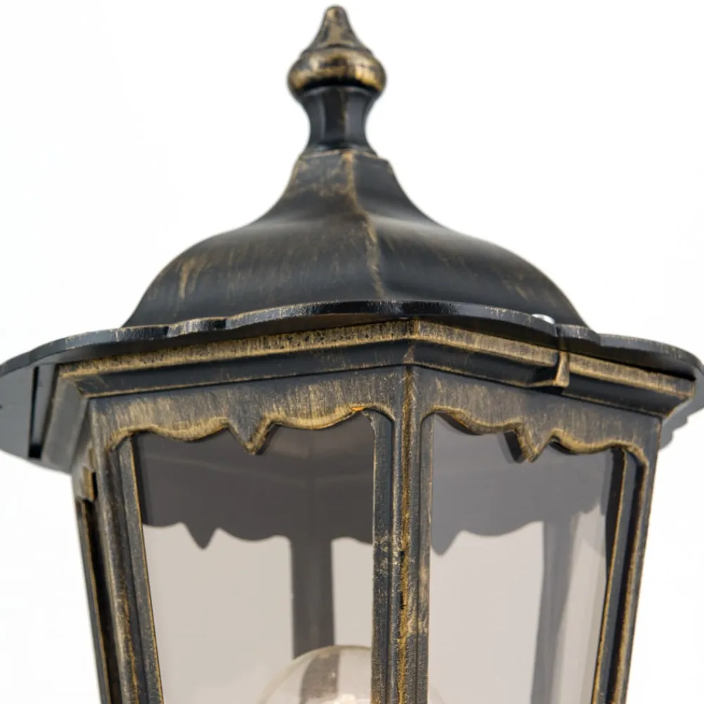 ORION Sokkellamper>Sokkellampe Fabio, i sort-gylden