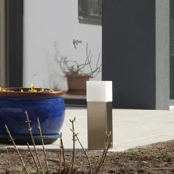 LCD Sokkellamper>Sokkellampe Linus i stål