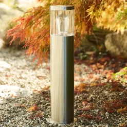 Heitronic Sokkellampe Naxos i stål