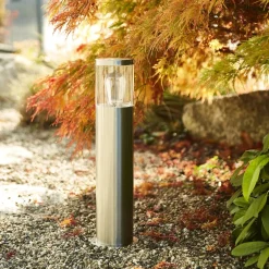 Heitronic Sokkellampe Naxos i stål