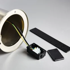 Heitronic Sokkellampe Naxos i stål