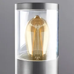 Heitronic Sokkellampe Naxos i stål