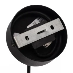 Sol glas-hængelampe, Ø 35cm, sort/klar^TK Lighting New