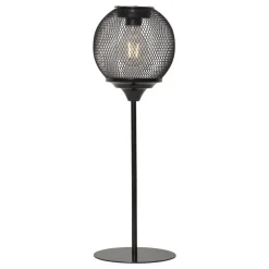 STAR TRADING Solar LED-bordlampe Sunlight med væv